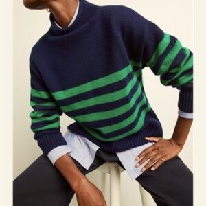 KULE
The Lucca Wool and Cashmere Stripe Knit Sweater